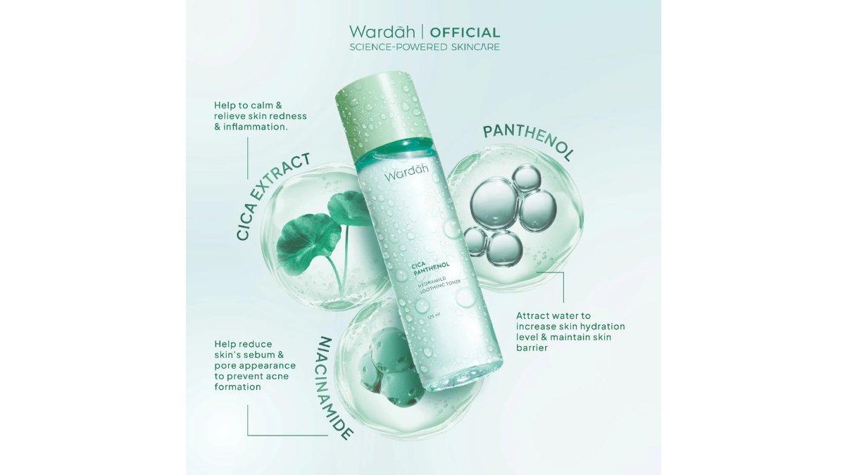 Wardah Cica Complex + Panthenol Hydramild Soothing Toner
