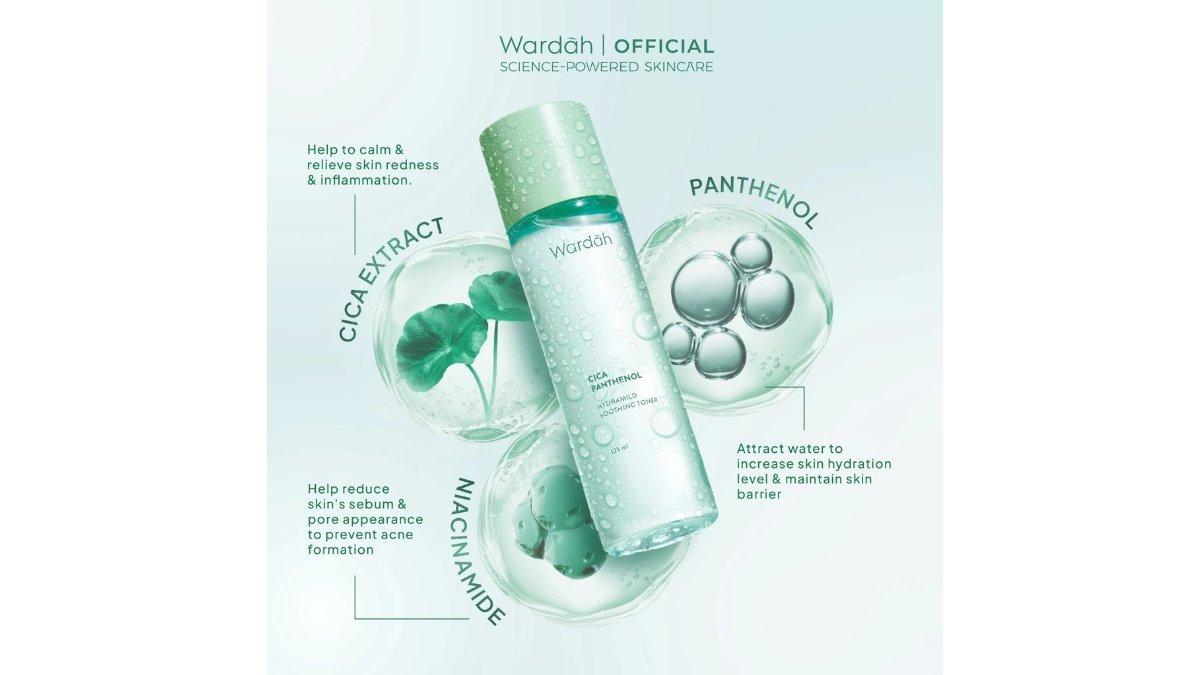 Wardah Cica Complex + Panthenol Hydramild Soothing Toner