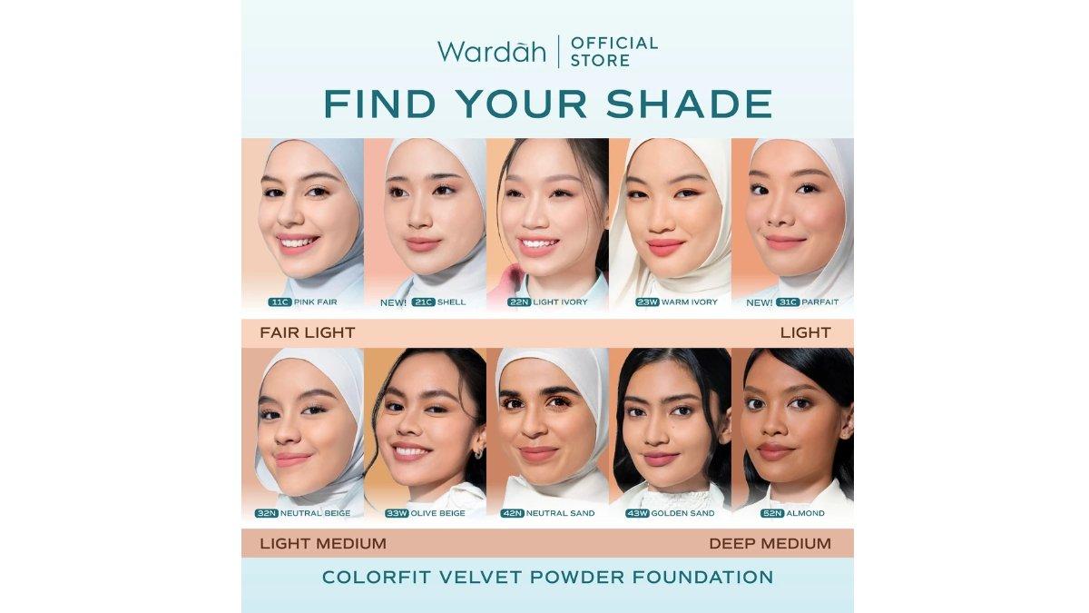 Wardah Colorfit Velvet Powder Foundation