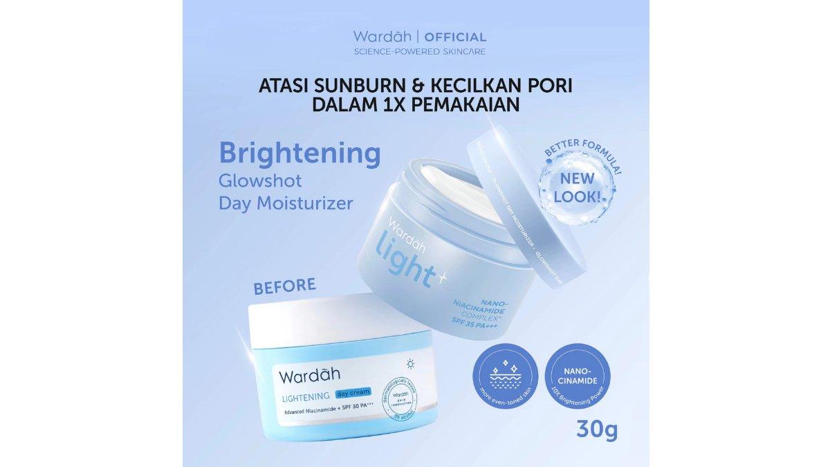 Wardah Lightening Glowshot Day Moisturizer