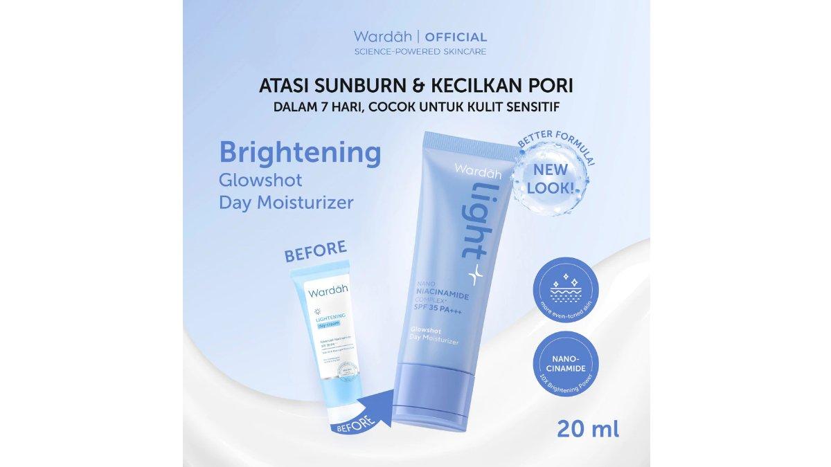 Wardah Lightening Glowshot Day Moisturizer