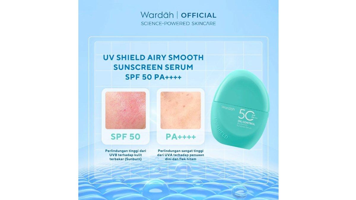 Wardah UV Shield Airy Smooth Sunscreen Serum SPF 50 PA++++