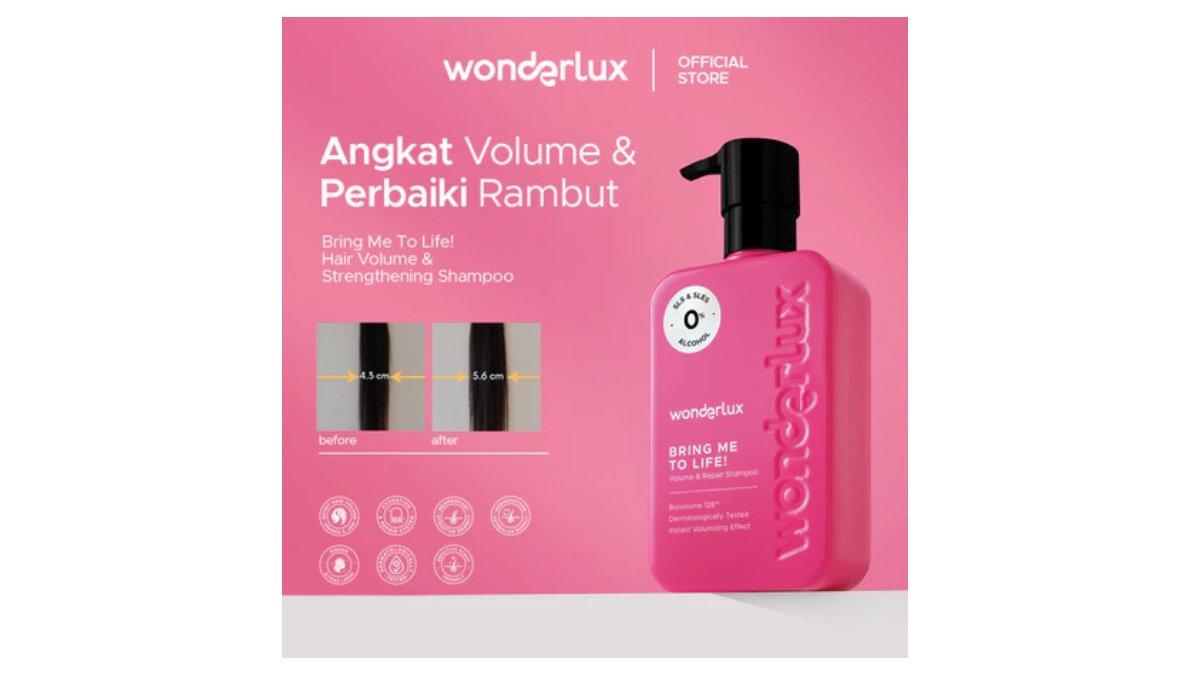 Volume Forumula Review Lengkap Wonderlux Shampoo Bring Me To Life Repair Volume ...