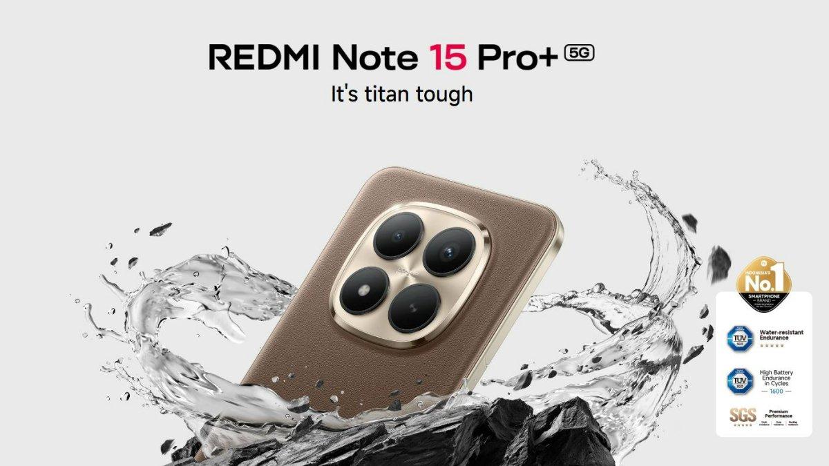 Ilustrasi tampilan HP Xiaomi Redmi Note 15 Pro+ 5G.