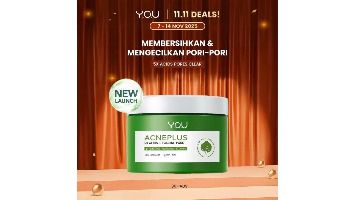 YOU AcnePlus 5X Acids Exfoliating Pads