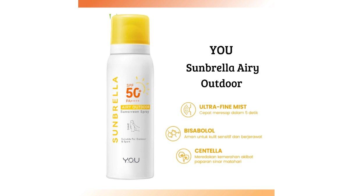You Sunbrella Airy Outdoor Sunscreen Spray SPF50+ PA++++