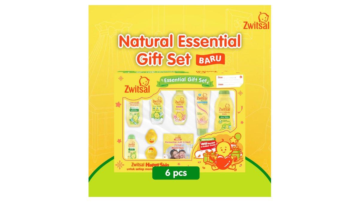 Zwitsal Essential Baby Gift Set Hampers Bayi Zwitsal Natural Paket Perlengkapan Bayi 1 Pc