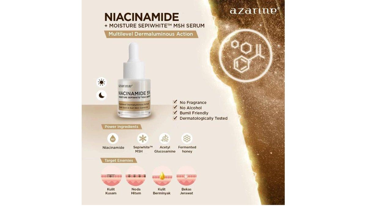 azarine 5 Niacinamide + Moisture Sepiwhite Serum