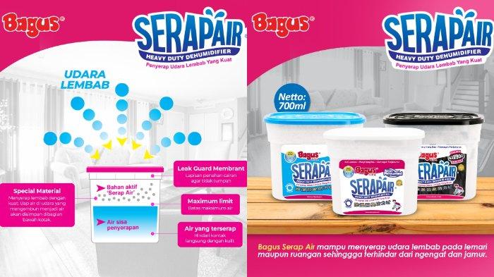 Bagus Serap air 700ml Square Box