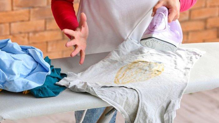 5 Cara Menghilangkan Noda Bekas Setrika pada Baju