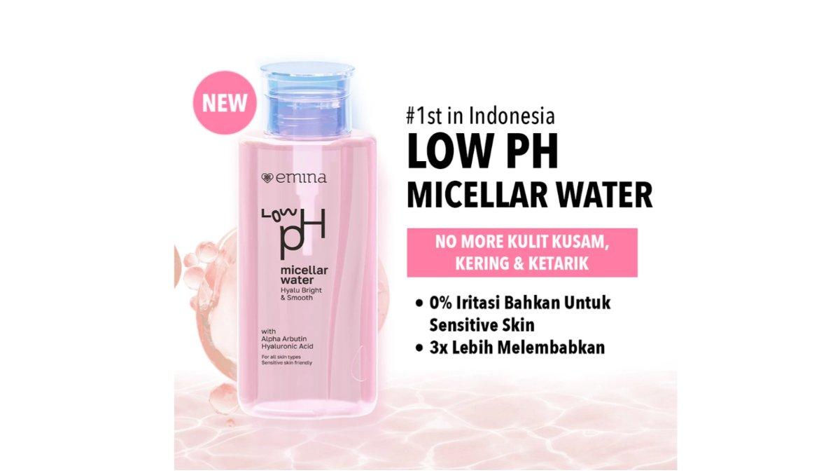 emina HyaluBright & Smooth Low pH Micellar Water