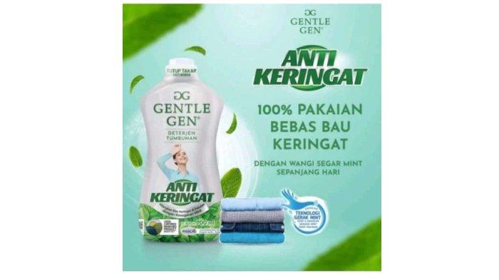 Gentle Gen Detergent Tumbuhan Anti Keringat 700ML