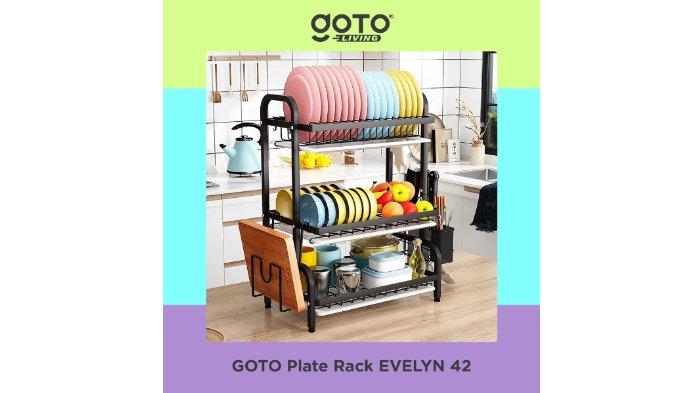 GOTO Evelyn Rak Pengering Cuci Piring