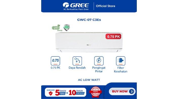 GREE AC Deluxe Low Watt 0.7PK - GWC-07C3E(S)