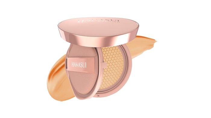 Review HANASUI Serum Cushion, Produk Make Up dengan Kandungan Bahan Skincare