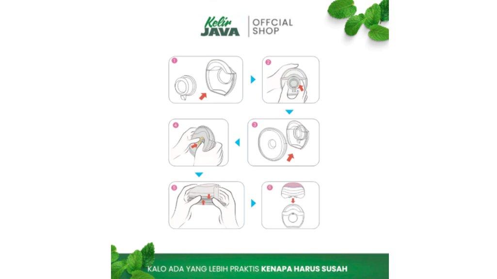 happymomi - Pompa Asi Elektrik Kemenkes Generasi Terbaru Paling Ringan 3 Mode Hisapan