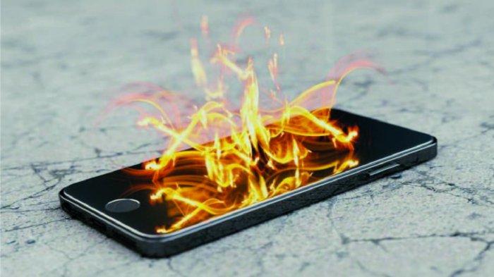 Ilustrasi HP panas yang bisa berujung pada kondisi overheat