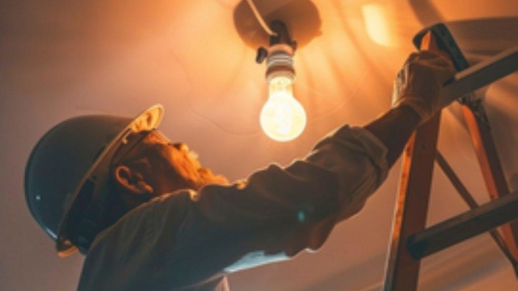 ilustrasi lampu darurat