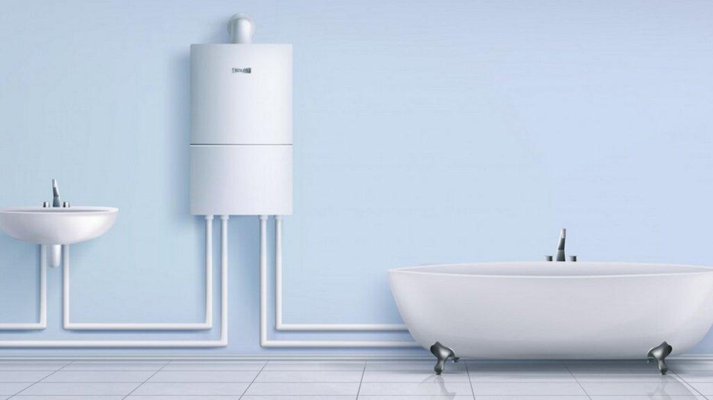 Ilustrasi water heater di kamar mandi