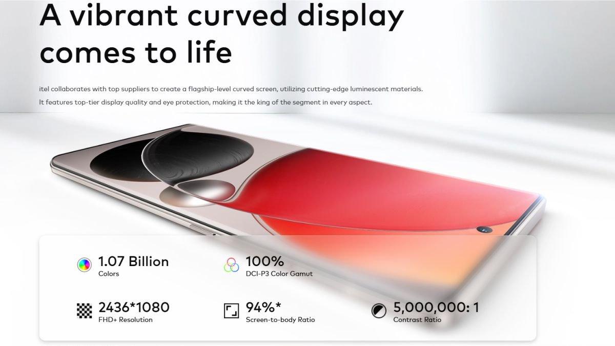 Spesifikasi layar itel S25 Ultra