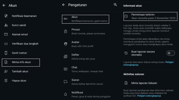 Fitur “Minta Info Akun” di WhatsApp merupakan salah satu cara terbaik untuk mengetahui seberapa banyak data yang tersimpan tentang akunmu.
