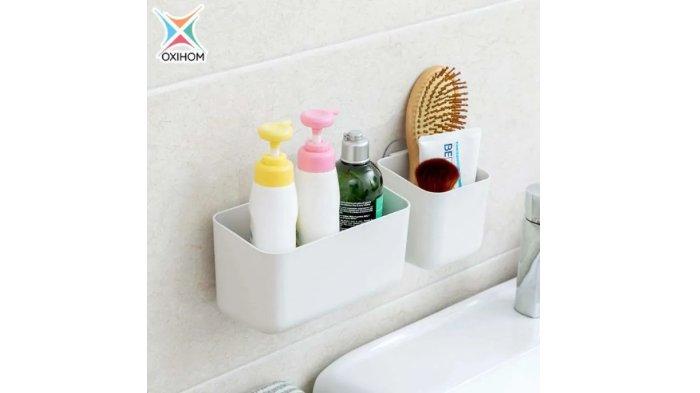 Oxihom Rak Kamar Mandi Rak Dapur Tempel beragam seri.