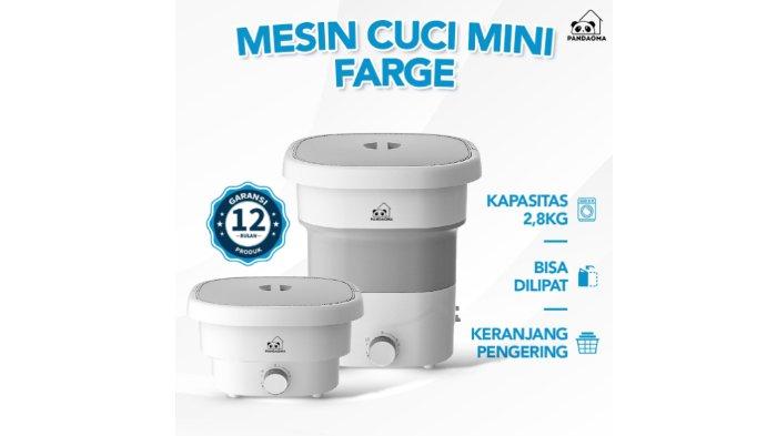 Pandaoma Mesin Cuci Mini Farge Kapasitas 2,8kg