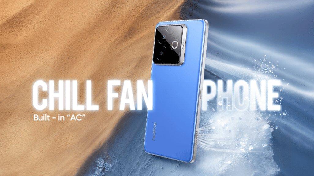 realme punya solusi dalam mengatasi masalah panas berlebih lewat Chill Fan Phone. Smartphone ini dilengkapi kipas mini internal dan pendingin termoelektrik (TEC) yang bisa menurunkan suhu inti hingga 6°C.