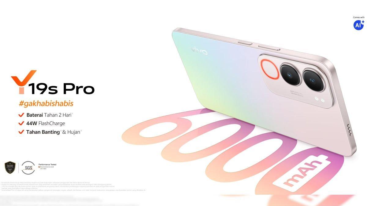 Ilustrasi vivo Y19s Pro yang hadir dengan baterai 6.000 mAh, dibanderol Rp 1 jutaan di pasar Indonesia