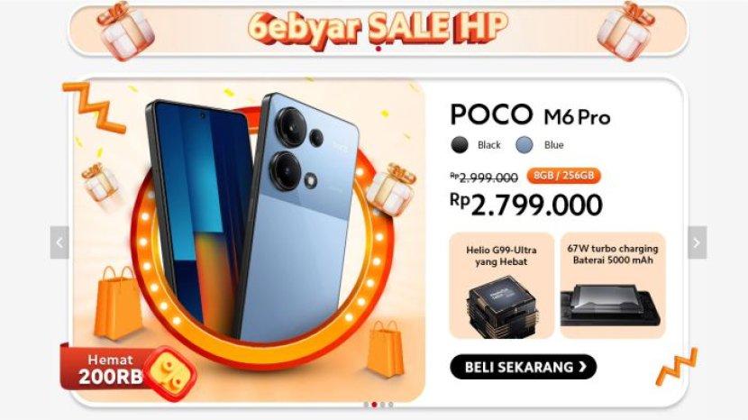 5 Rekomendasi HP Xiaomi Redmi dan POCO Promo HARBOLNAS 6.6 di Shopee, Diskon sampai Rp 200 Ribu