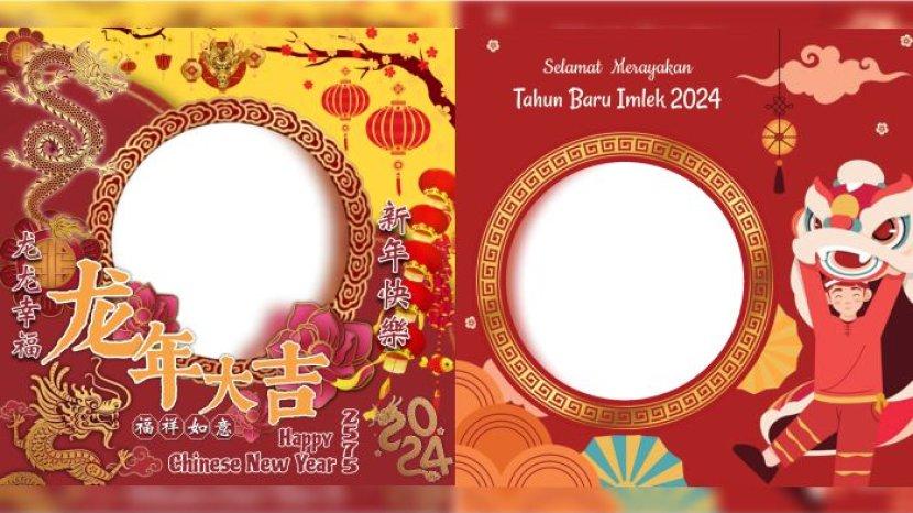 50 Link Twibbon Imlek 2024 Gratis Mudah Dipasang, Desain Cantik Penuh Warna