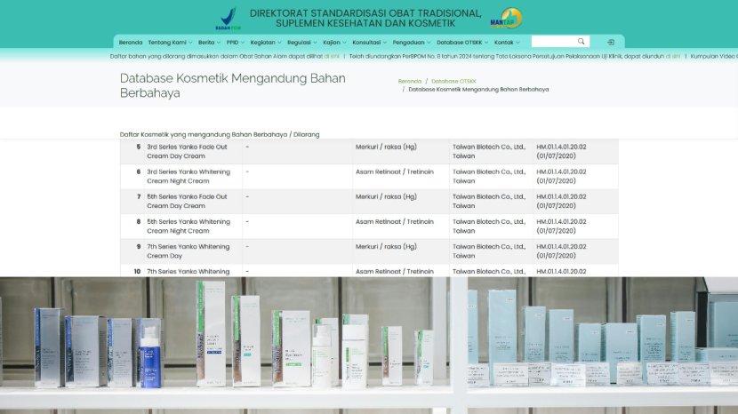 75 Daftar Kosmetik Impor yang Mengandung Bahan Berbahaya menurut BPOM