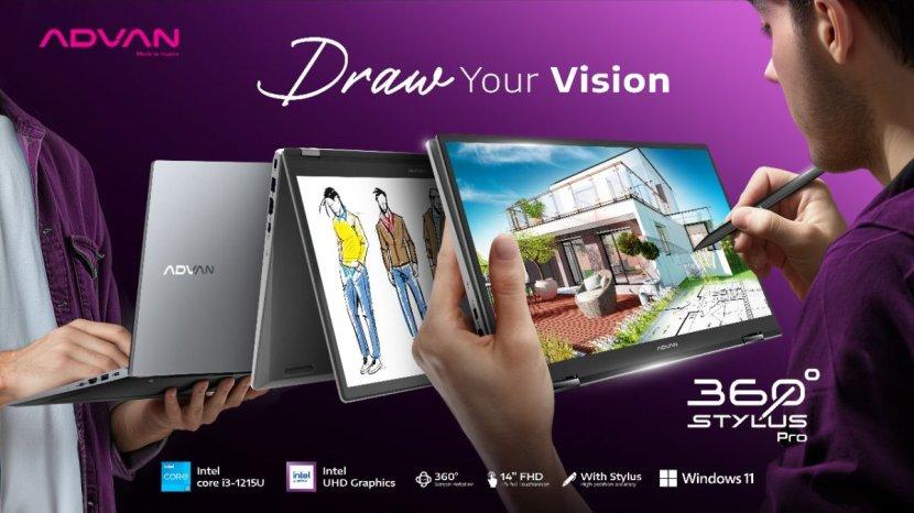 Review ADVAN 360 Stylus Pro, Dikenalkan oleh CEO Chandra Tansri dan Laris Manis di Event Live 9.9