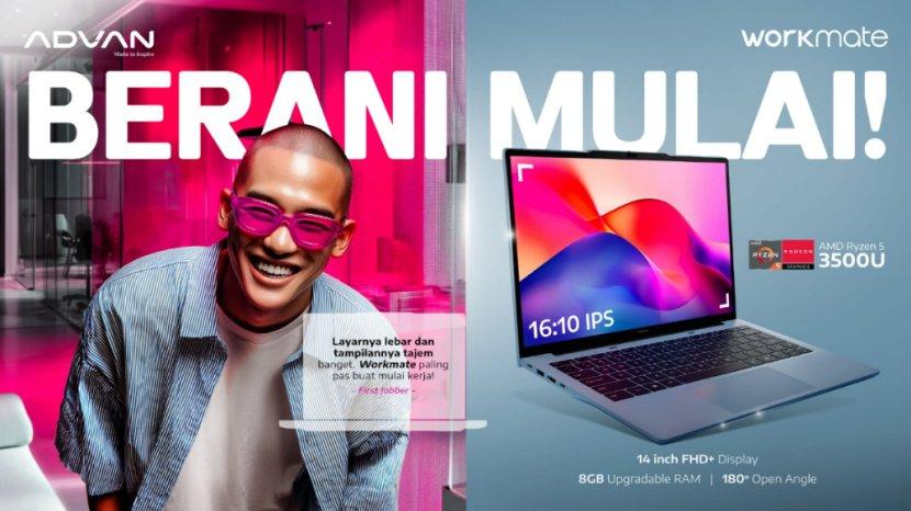 Laptop Baru ADVAN Workmate Dirilis, Cocok untuk Mahasiswa, Kreator, dan Pebisnis Pemula