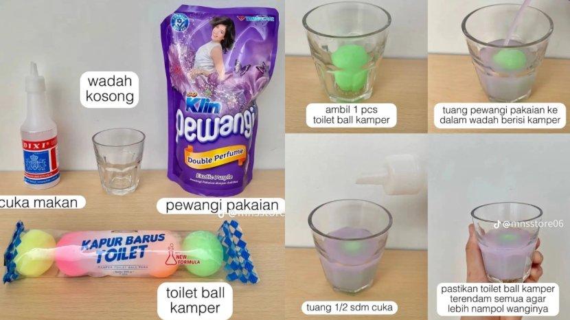 Cara Bikin Pengharum Kamar Mandi Pakai Kamper dan Pewangi Pakaian, Bisa jadi Life Hack Low Budget
