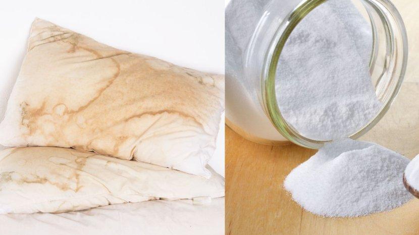 7 Cara Mudah Membersihkan Sarung Bantal dari Bekas Air Liur dan Jamur pakai Baking Soda