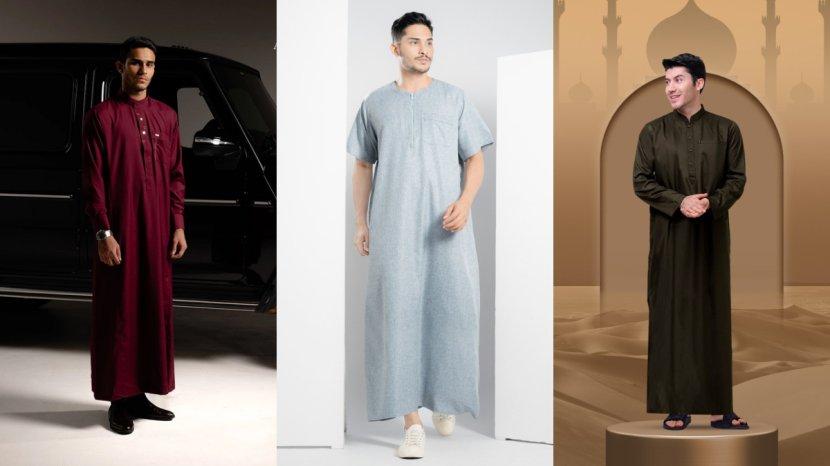 5 Rekomendasi Gamis Pria dengan Bahan Adem dan Desain Elegan