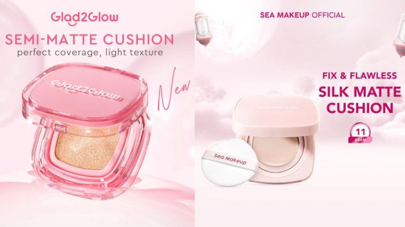 Battle Cushion Glad2Glow vs Sea Makeup, Hasil Matte Tahan Lama, Worth It Mana?