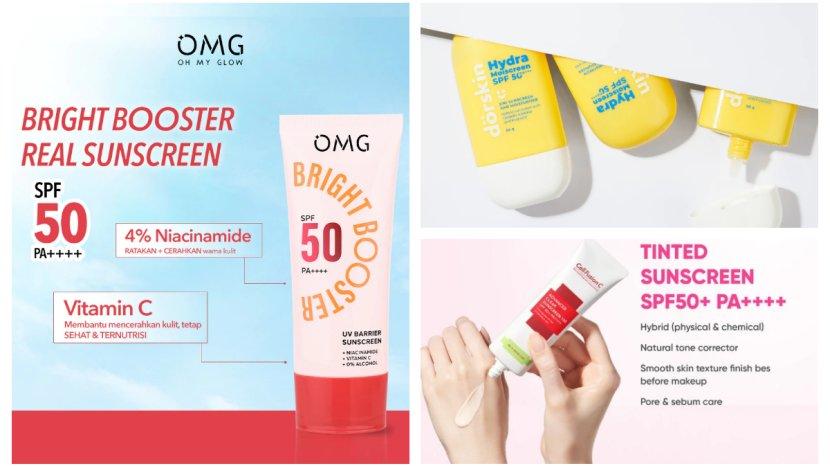 30 Daftar Sunscreen SPF 50 yang Ampuh Melindungi Kulit dari UV, Aman dan Sudah BPOM
