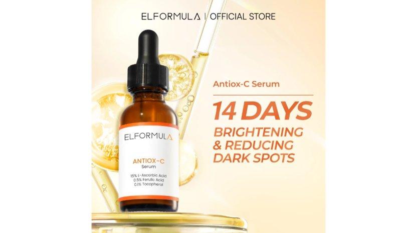 Review ELFORMULA Antiox-C Serum, Mencerahkan dan Atasi Dark Spot Dalam 14 Hari