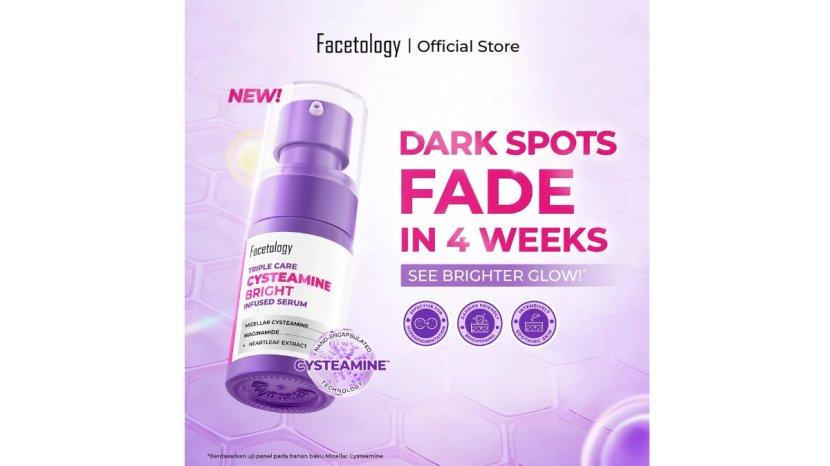 Review Facetology Triple Care Cysteamine Bright Infused Serum: Kelebihan, Kekurangan