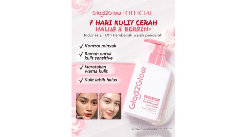 Review Glad2Glow Milk Amino Acid Gentle Cleanser: Manfaat, Kelebihan, Kekurangan