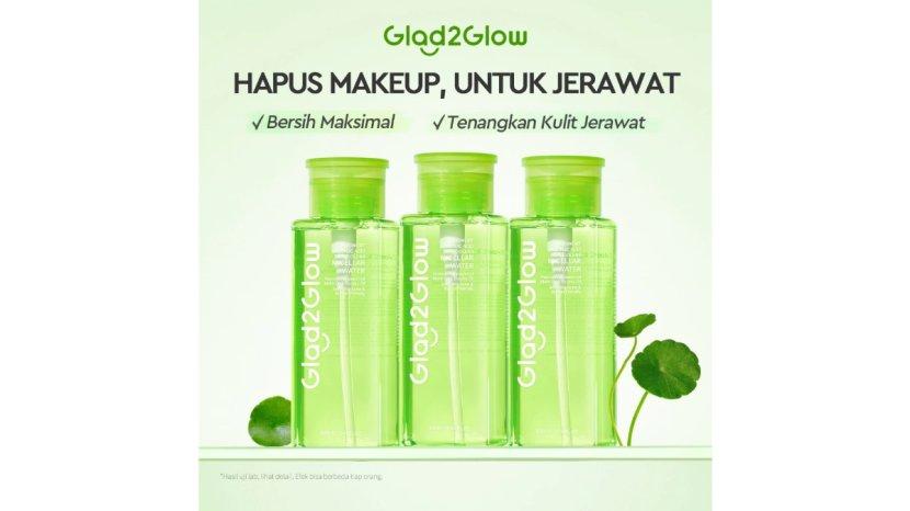 Review Lengkap Micellar Water Glad2Glow Kemasan Hijau: Manfaat, Kelebihan hingga Kekurangan