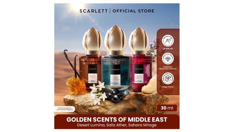 Ide Parfum Lebaran 2026: 3 Varian Terbaru Scarlett Golden Scent of Arabia yang Tahan Lama