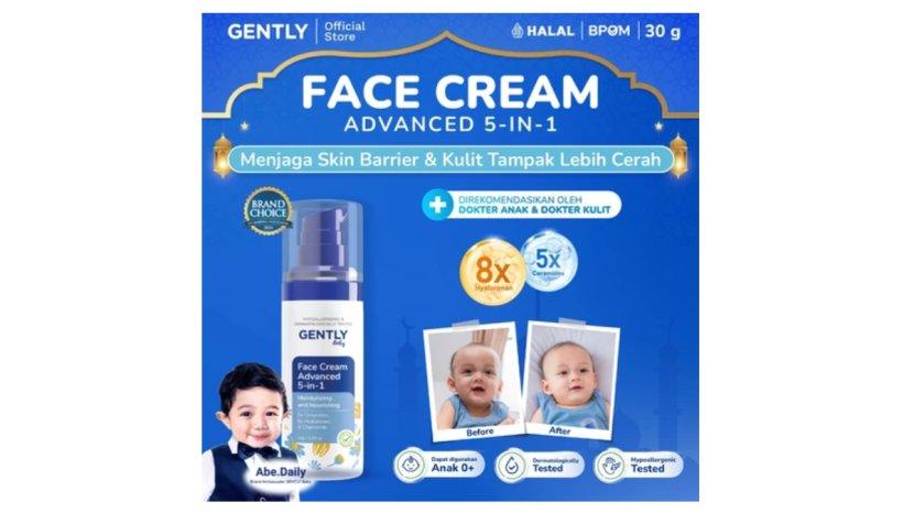 Review Lengkap GENTLY Baby Face Cream Advanced 5-in-1: Manfaat hingga Kelebihannya