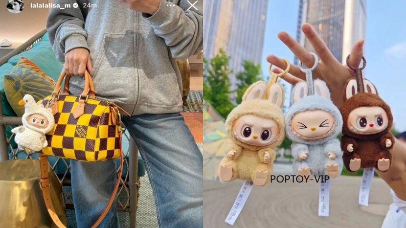 5 Rekomendasi Bag Charm ala Labubu yang Dipakai Lisa Blackpink, Bikin Tampilan Jadi Makin Lucu