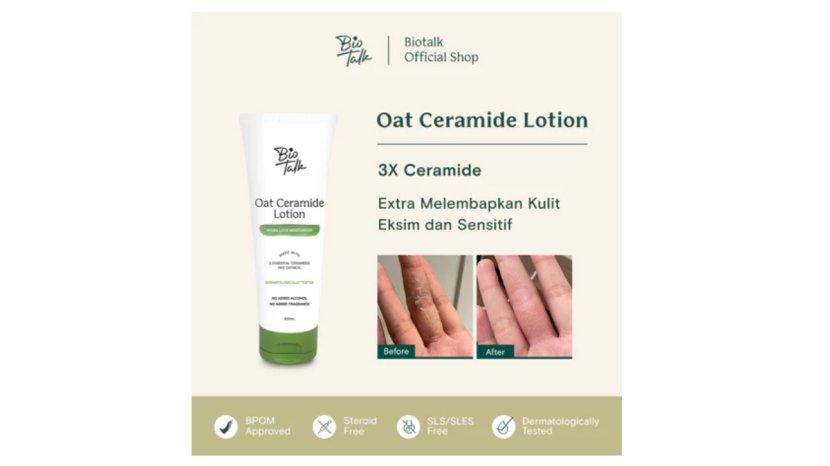 Review Lengkap Biotalk Oat Ceramide Lotion: Cocok untuk Kulit Kering dan Sensitif