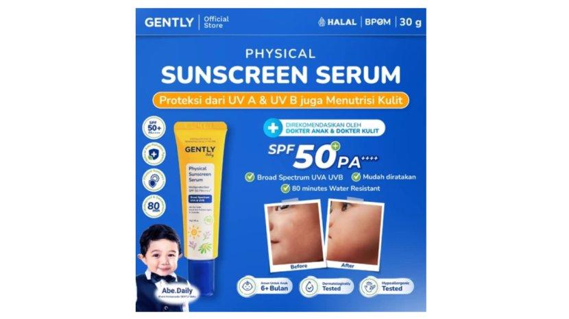 Review Lengkap GENTLY Baby Physical Sunscreen Serum: Manfaat, Kelebihan, Kekurangan
