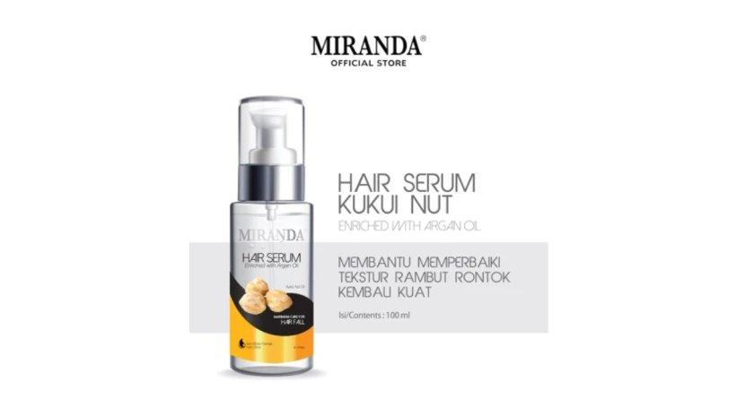 Review Lengkap Miranda Hair Serum Kukui Nut Oil: Solusi Rambut Rontok dan Rusak