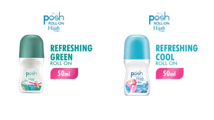 4 Varian Posh Roll On Deodoran yang Mampu Mengurangi Bau Badan hingga 48 Jam